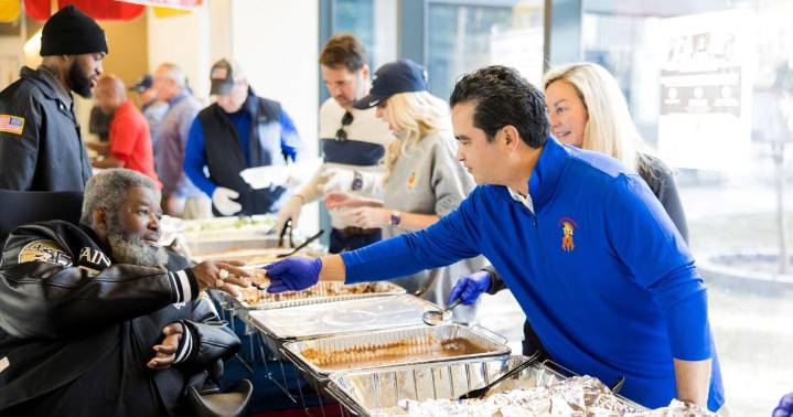 Legion of Mars serves food at VA Medical Center for Veterans Day