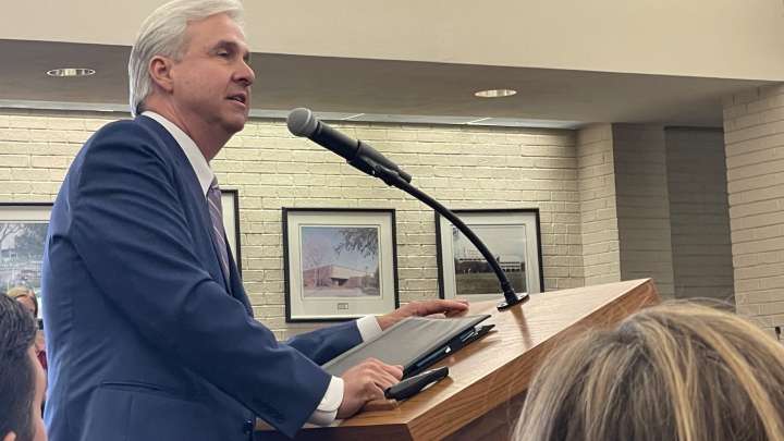 New LSU president Wade Rousse discusses football coaching search