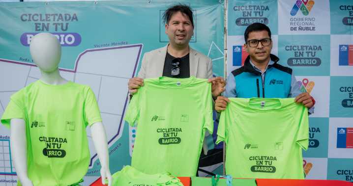 Cicletada gratuita se realizará en Chillán este domingo: repartirán 3 mil poleras a inscritos