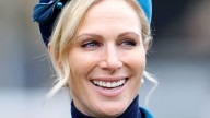 Zara Tindall's Veronica Beard velvet suit is the ultimate Christmas outfit