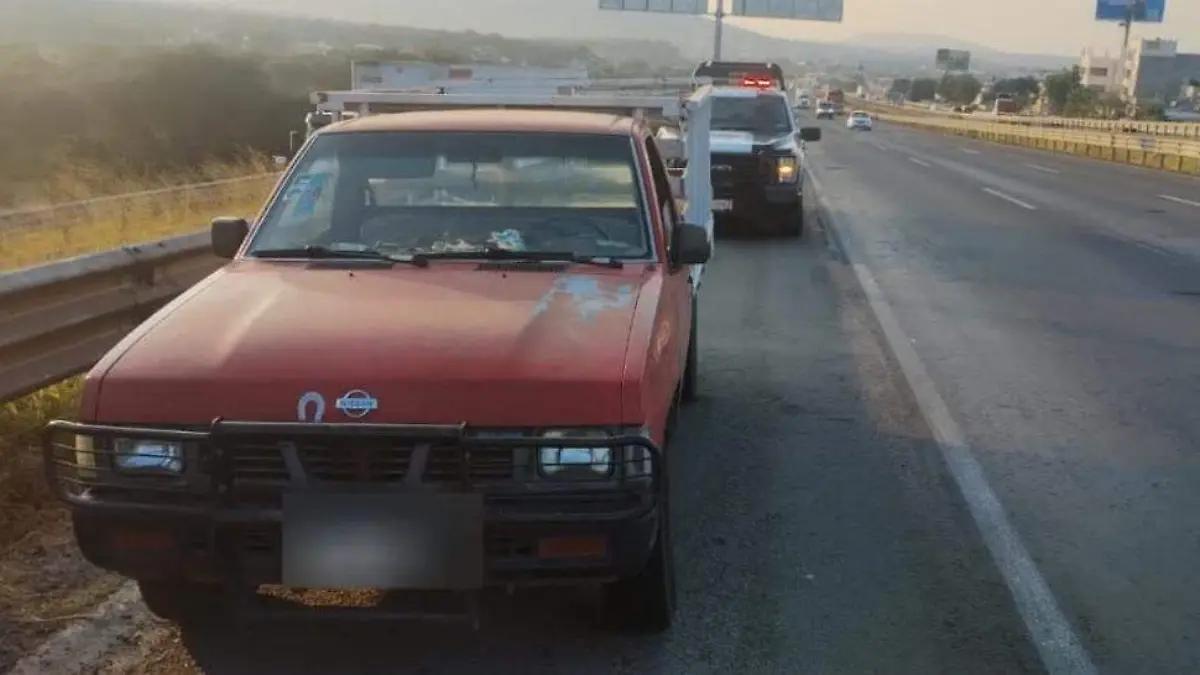 Caen par por robo de camioneta