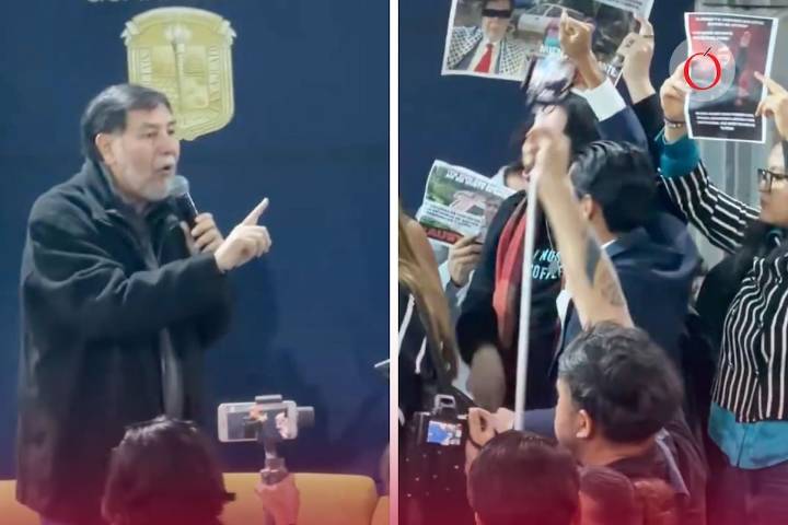 Noroña en la Universidad de Guanajuato: “¡Qué se largue!” Así fue la confrontación con estudiantes
