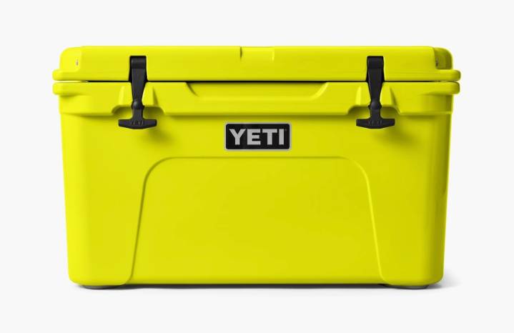 REI has a Yeti Tundra 45 cooler on sale at a big discount on clearance at nearly $100 off as long as you don’t mind the ugly firefly yellow color