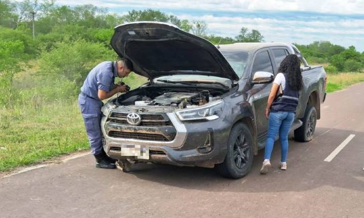 Perín: recuperan camioneta que fue robada en La Plata