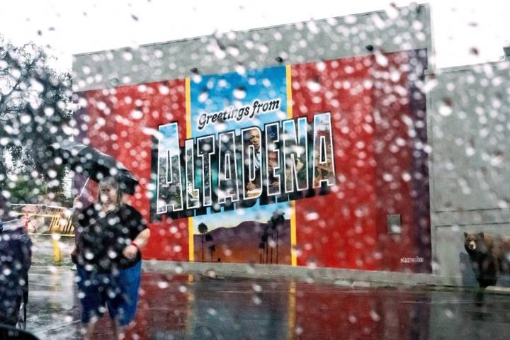 Lingering thunderstorms bring flooding risk after atmospheric river drenches much of California