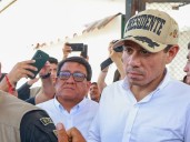 Tumbes: presidente José Jerí inspeccionó frontera con Ecuador