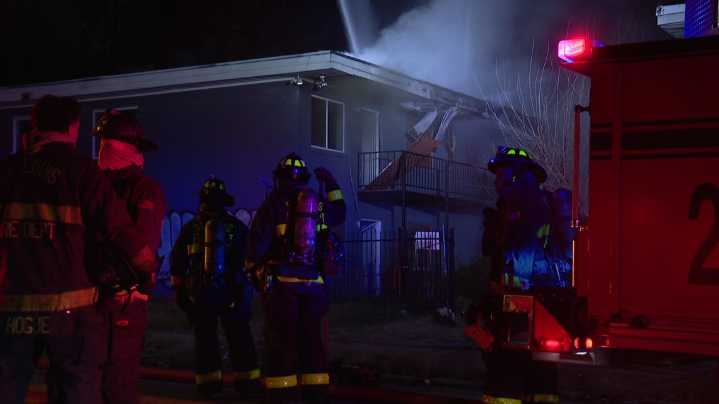 Heavy fire engulfs vacant north St. Louis apartment