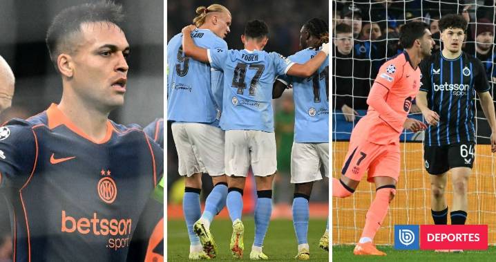 Man. City goleó al Dortmund en Champions League: Inter es líder invicto y Barcelona desentonó
