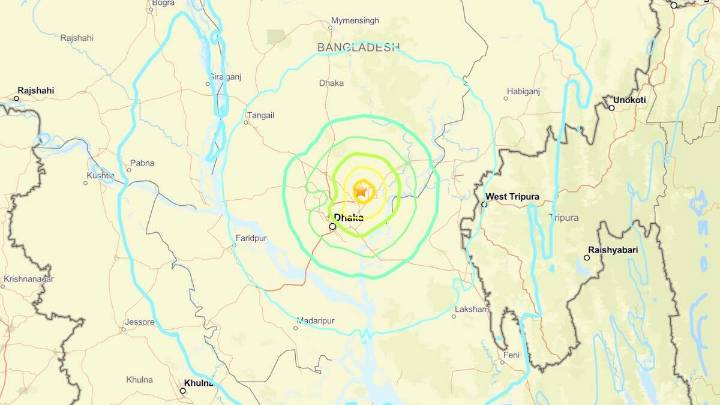 5.5 Magnitude Earthquake Reported