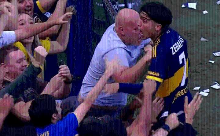 El Changuito Zeballos habló de su festejo contra River: «Estaba re loco…»