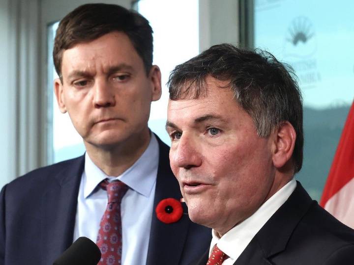 David Eby seeks commitment on $1.2B aid package, EI reform at forestry meeting