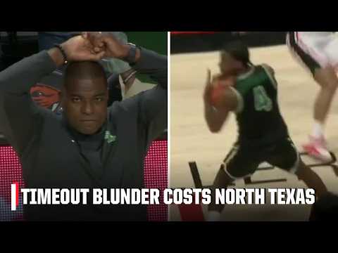 TIMEOUT BLUNDER leads to one of wildest endings you'll see in North Texas vs. Oregon State 😱
