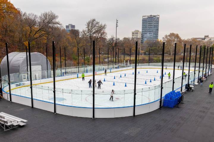 A Brand New Ice Rink Just Opened In Central Park, Bringing Skating Back To The Harlem Community