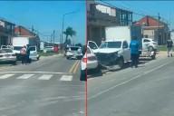 Se produjo un choque múltiple en transitada avenida de Paraná: el estado de los ocupantes