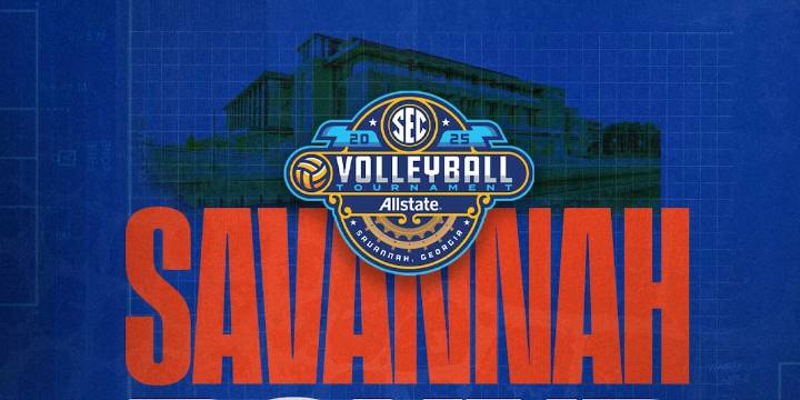 Gators Volleyball is heading to Savannah, GA, for the SEC Tournament