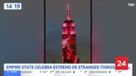 El Empire State celebra el estreno de Stranger Things vistiéndose de rojo