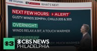 Gusty winds Tuesday night in Philadelphia region