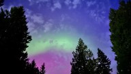 Northern lights visible in western Washington skies