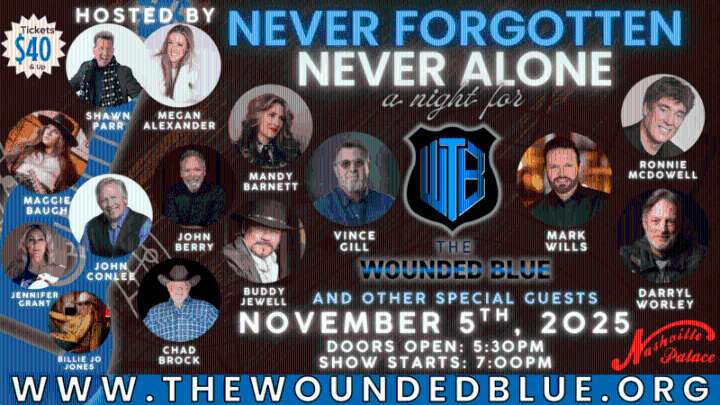 Vince Gill and Mandy Barnett Added to A Night for the Wounded Blue