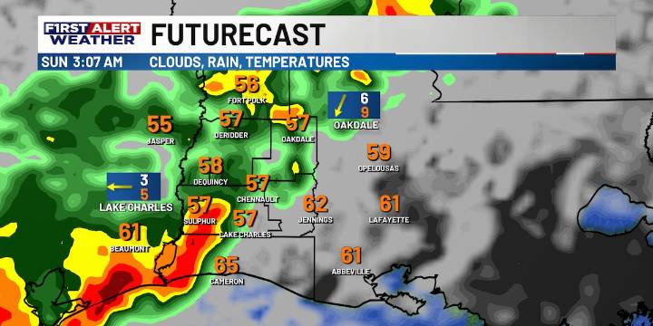 FIRST ALERT FORECAST: Storms around Sunday morning as a more active pattern begins