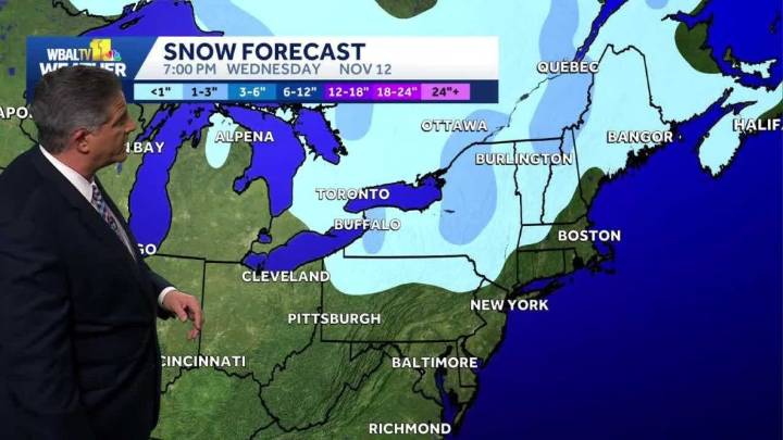 Weather Talk: Winter weather creeps along East Coast