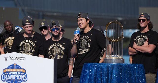 Shohei Ohtani and the Los Angeles Dodgers are already talking about a World Series three