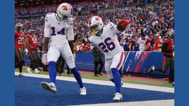Josh Allen has 3 TDs passing, 3 rushing to outduel Baker Mayfield as Bills beat Buccaneers 44