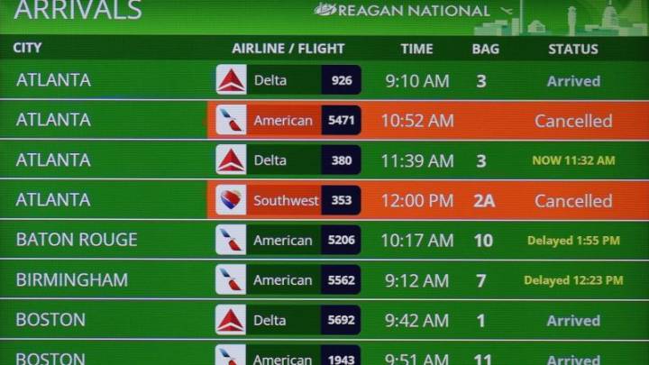 Aerolíneas advierten sobre cancelaciones incluso cuando reabra el Gobierno