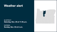 Weather alert issued for North Central Oregon and Central Oregon until early Sunday morning