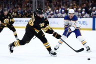 Bruins’ Morgan Geekie, a hot stick and the specs that are working right