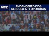 Missing kids among 122 rescued in Florida operation