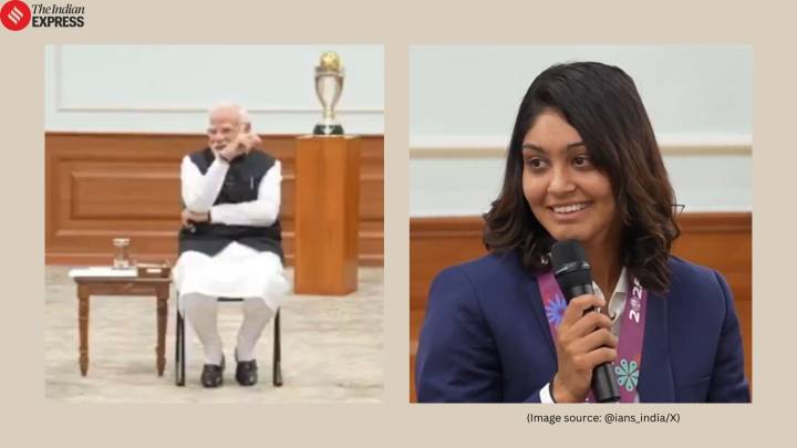 ‘What’s your skincare routine?’: Harleen Deol’s question makes PM Modi ‘blush’ during a meeting with Women’s World Cup winners