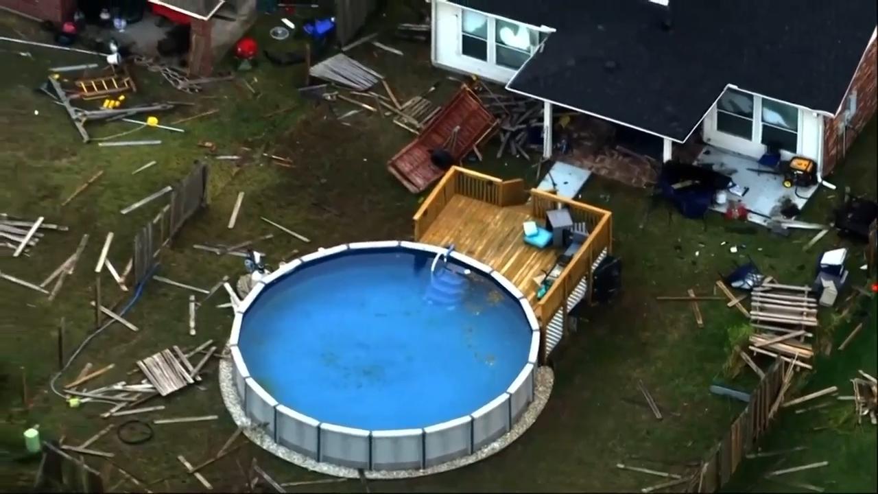 Tornado near Houston damages more than 100 homes
