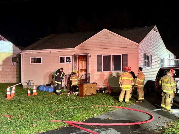 Four people taken to hospital after Cicero house fire