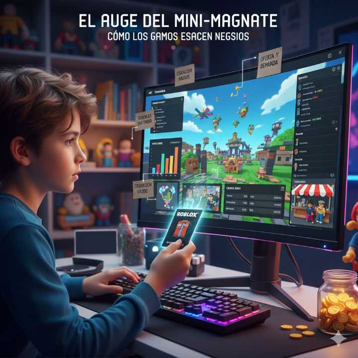 El auge del mini-magnate: cómo los niños están aprendiendo negocios a través de los juegos