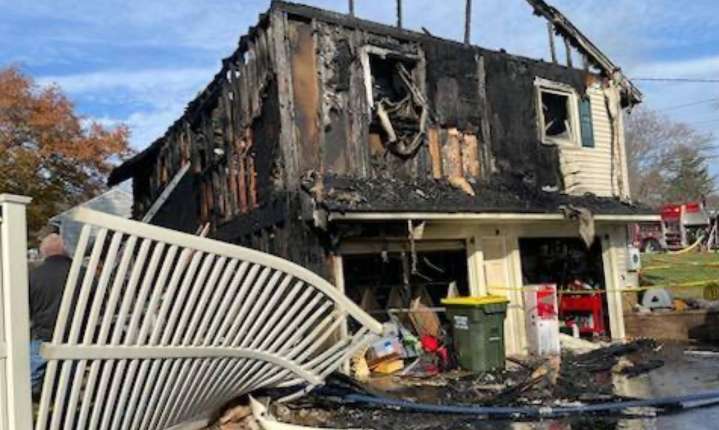 Devastating house fire displaces N.J. police officer and family