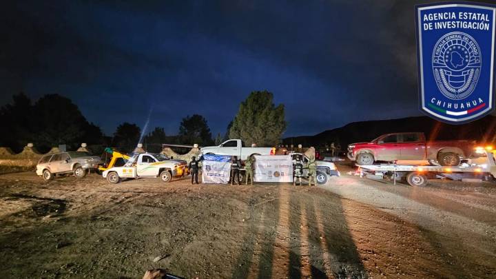 Asegura Célula BOI dos pick ups blindadas y una con reporte de robo en Santa Bárbara