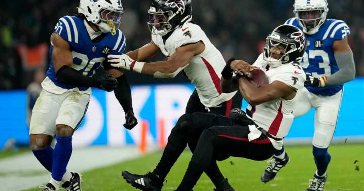 Atlanta Falcons drop fourth straight game, falling 31-25 to Indianapolis Colts in overtime
