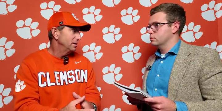 Dabo 1-on-1 after last-minute 46-45 loss hosting Duke