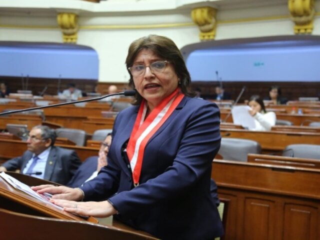 Delia Espinoza tras ser inhabilitada por el Congreso: “Es una venganza política”