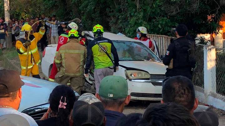 Muere Motociclista y Menor al Impactarse Contra Vehículo en Victoria, Tamaulipas