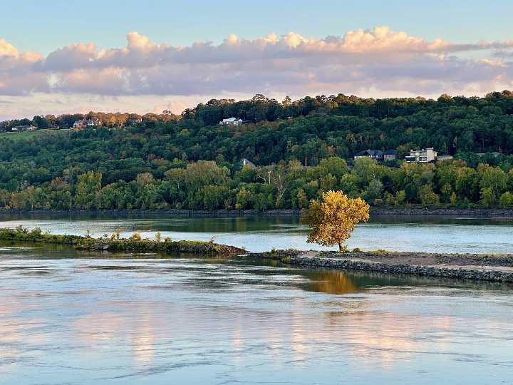 A brief, shining moment — local fall colors lovely but fleeting