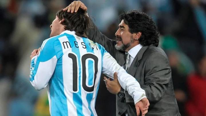 Messi recordó a Maradona con una emotiva imagen a cinco años de su muerte