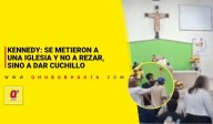 En Kennedy: jóvenes con cuchillo irrumpieron en una iglesia en plena misa