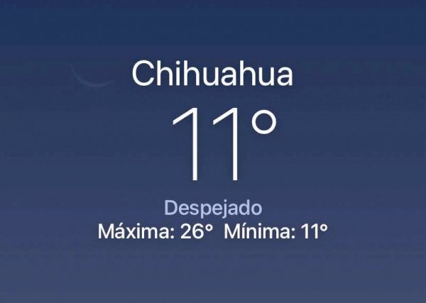 Pronostican un domingo fresco con máxima de 26°C