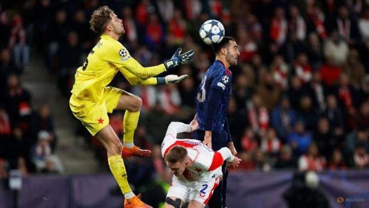 Arsenal beat Slavia 3-0 to maintain 100% Champions League record