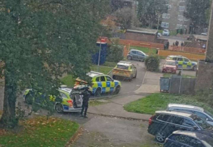 Arrests after armed police respond to reports of group of men ‘with weapons’ in Brookfield Road, Ashford