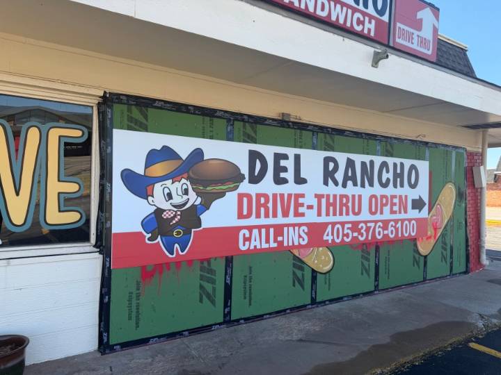 Mustang's Del Rancho sees sales drop after driver crashes through the side of the building
