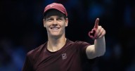 Sinner opens ATP Finals title defense by beating Auger