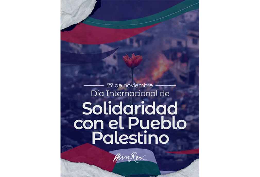 Cuba evoca el Día Mundial de Solidaridad con Palestina